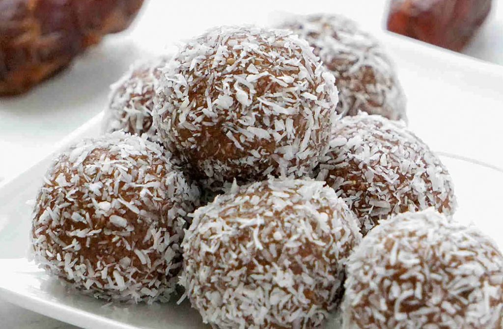 Vegan bliss balls snack glutenvrij